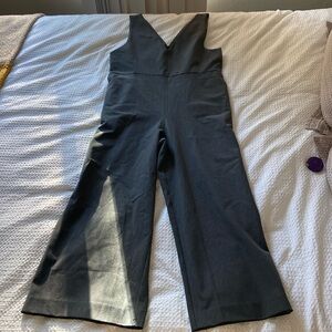 Uniqlo gray jumpsuit